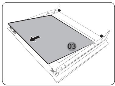 SAMSUNG NV64R3571BS - Vitre de la porte - 4