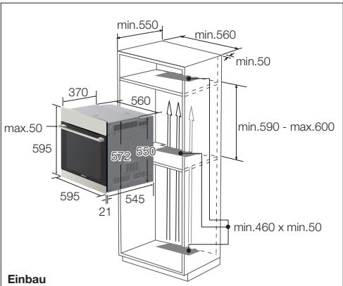 SAMSUNG NV68R3375BS - Einbau in einen Kuchenschrank - 1