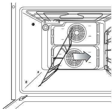 SAMSUNG NV75M5572RS - RETRAIT DES GLISSIERES LATERALES - 3
