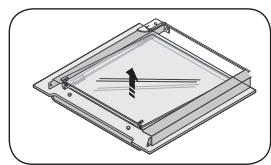 SAMSUNG NV75M5572RS - RETRAIT DES VITRES DE LA PORTE - 3