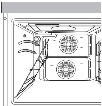 SAMSUNG NV75M5572RS - RETRAIT DES GLISSIERES LATERALES - 2