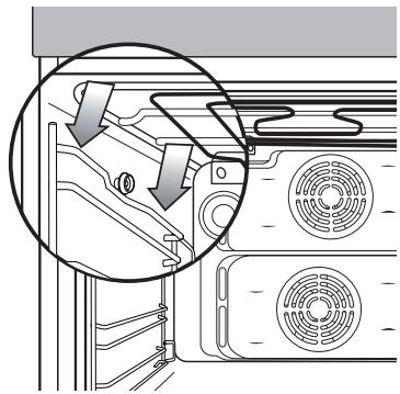 SAMSUNG NV75M5572RS - ABNEHMEN DER SEITLICHEN SCHIENEN - 1