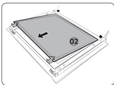 SAMSUNG NV75N5573RM - Glaseinsatz der Geräteür - 3