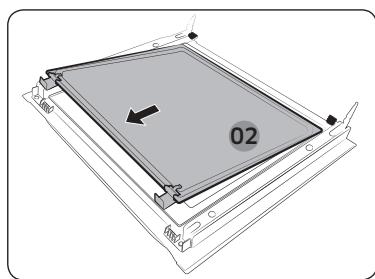 SAMSUNG NV75N5573RM - Vitre de la porte - 3
