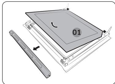 SAMSUNG NV75N5573RM - Vitre de la porte - 2