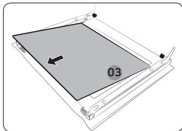 SAMSUNG NV75N5573RM - Glaseinsatz der Geräteür - 4