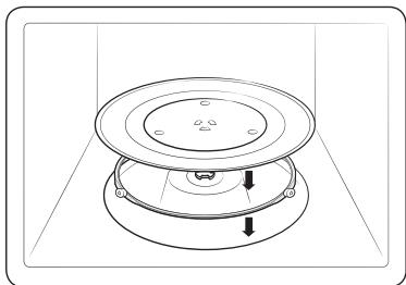 SAMSUNG MS23K3513AK - Plateau tournant - 1