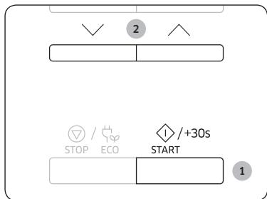 SAMSUNG MS23K3513AK - Réglage du temps de cuisson - 1