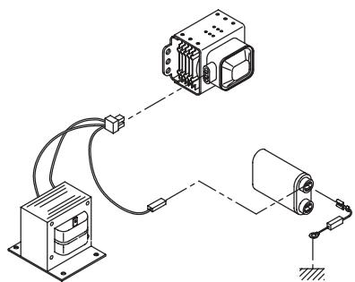 DAEWOO KOR6LBRR - High voltage circuit wiring - 1