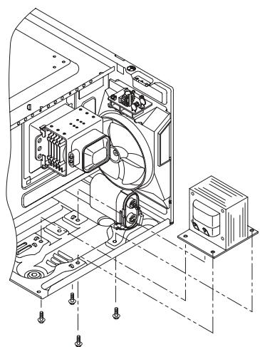 DAEWOO KOR6LBRR - To remove H.V.transformer. - 1