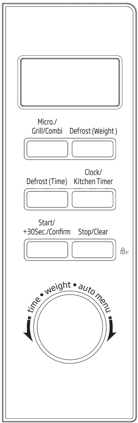 BEKO MCF32410X - Bedieningspaneel - 1