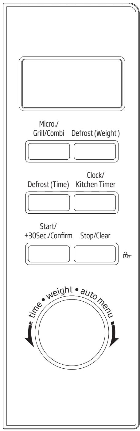 BEKO MCF32410X - Kontrol paneli - 1