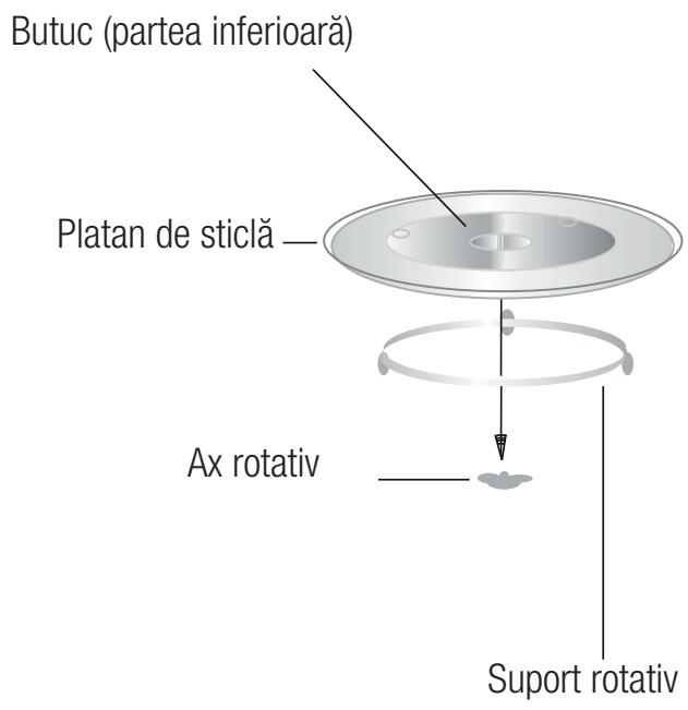 BEKO MGB25333WG - Montarea axului rotativ - 1
