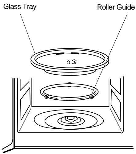 Glass Tray Roller Guide