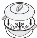 SAMSUNG MC28H5015CS - Umgang mit dem Dampfgarer - 3