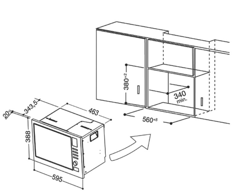 HOTPOINT MP776IXHA - Einbaumöbel - 1