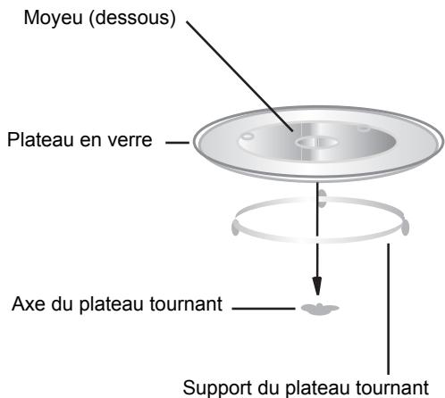 HOTPOINT MWHA2012MB0 - Installation du plateau tournant - 1