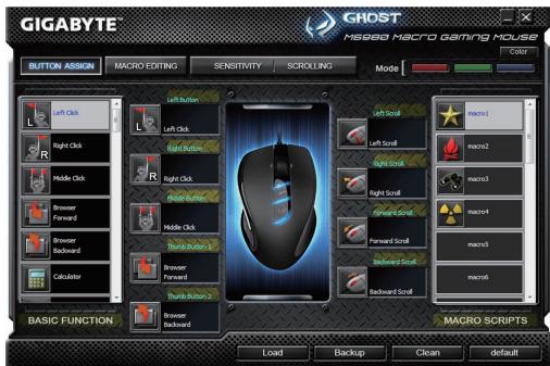 GIGABYTE M7 - AFFECTATION DES BOUTONS - 1