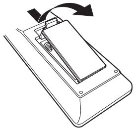 MARANTZ PM8006 - Insertion des piles - 1