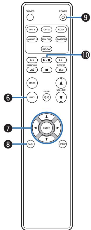 MARANTZ PM8006 - Télécommande - 2
