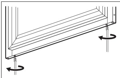 AEG-ELECTROLUX KWK884520M - Instructions de montage pour le bas de la porte avec compensateur - 1