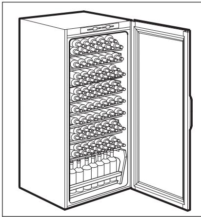 AEG-ELECTROLUX KWK884520M - Lagerung des Weins - 1