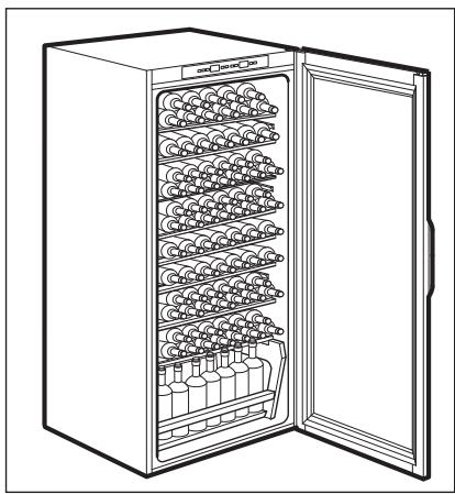 AEG-ELECTROLUX KWK884520M - Rangement des bouteilles de vin - 1