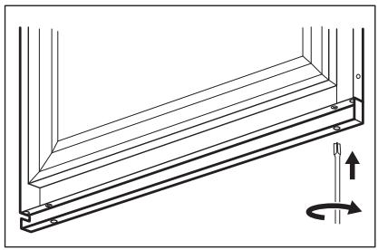 AEG-ELECTROLUX KWK884520M - Instructions de montage pour le bas de la porte avec compensateur - 4