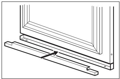 AEG-ELECTROLUX KWK884520M - Instructions de montage pour le bas de la porte avec compensateur - 3