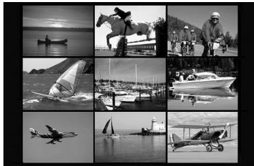 THOMSON THD300 - Affichage du sommaire des images - 1