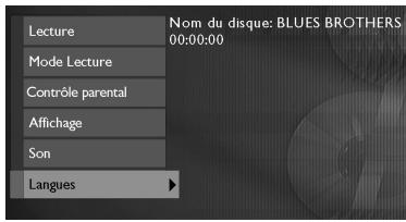 THOMSON THD300 - Les menus de langues - 1