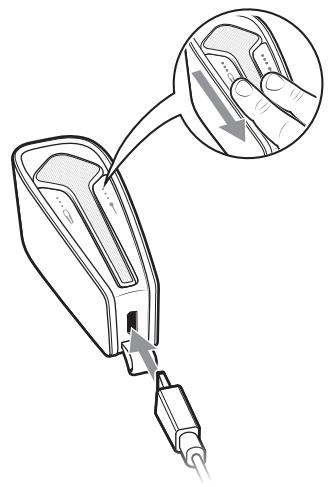 PLANTRONICS BACKBEAT PRO 5100 - Utiliser l'étui de chargement - 1