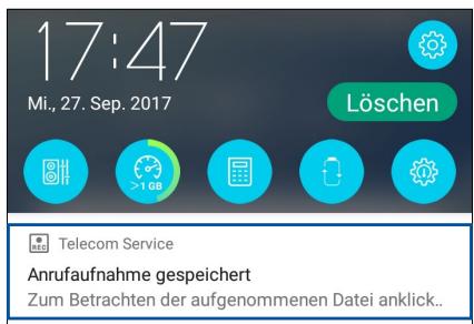 ASUS ZENFONE PEG 4A (ZB500TL) - Anrufe aufzeichnen - 2