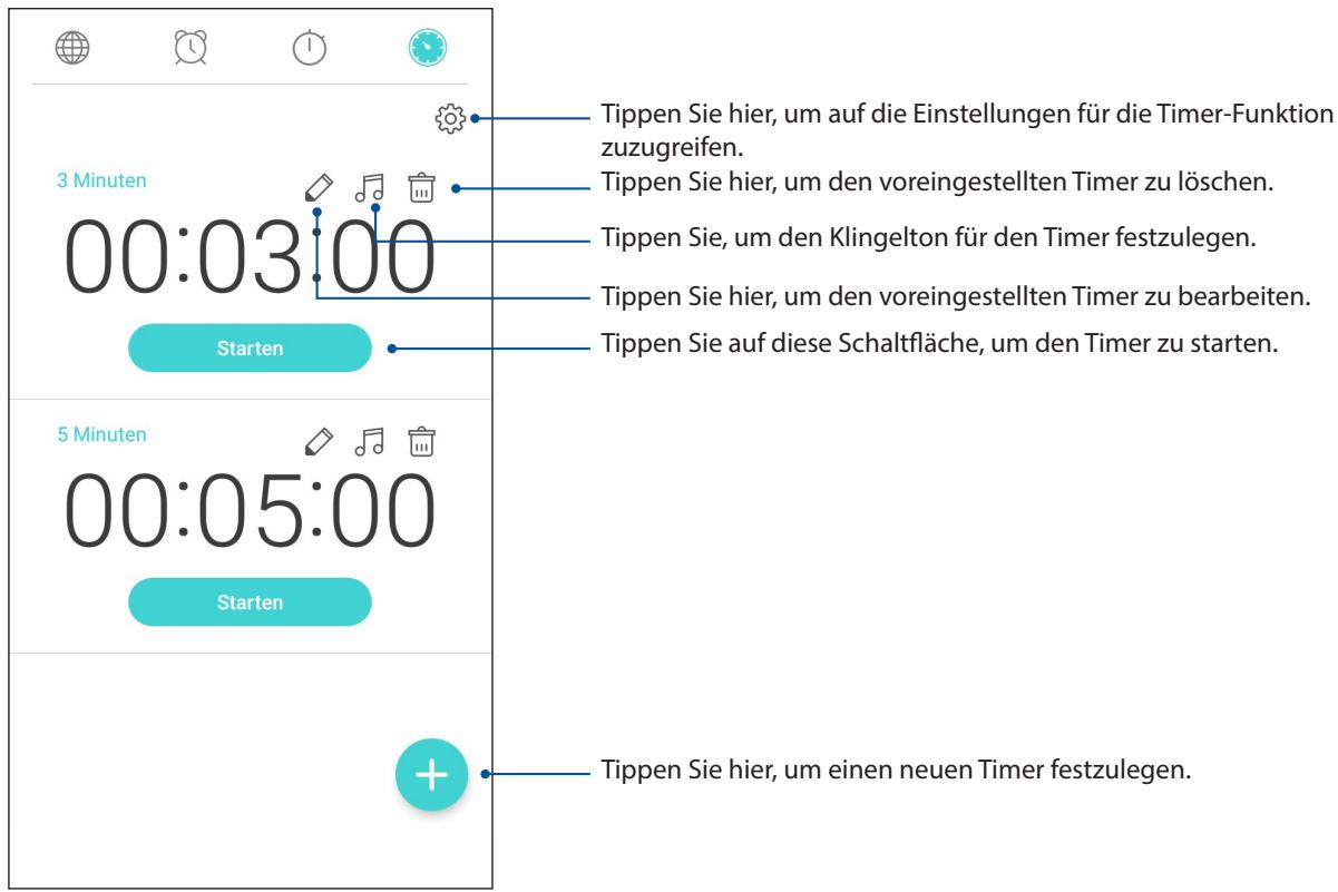 ASUS ZENFONE PEG 4A (ZB500TL) - Den Timer einstellen - 1