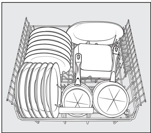 MIELE G 7150 SCVI - Exemples de rangement - 4