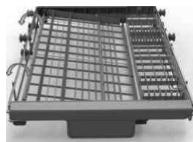 SABA LV15C39-18W - Cutlery basket could have 2 positions: - 2
