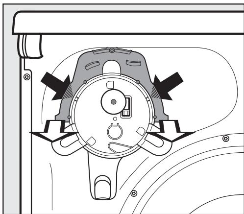 MIELE TWR860WP - Vidange dans un évier / écoullement au sol - 1