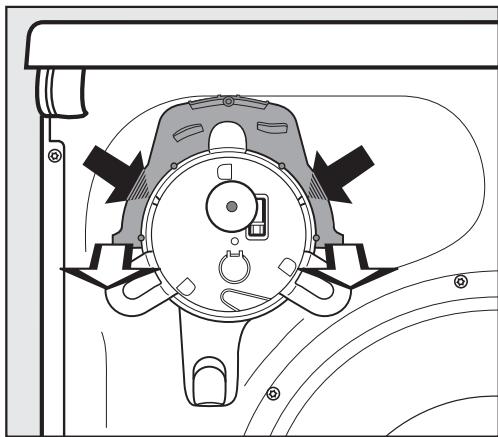 MIELE TDB230WP - Vidange dans un évier / écoullement au sol - 1