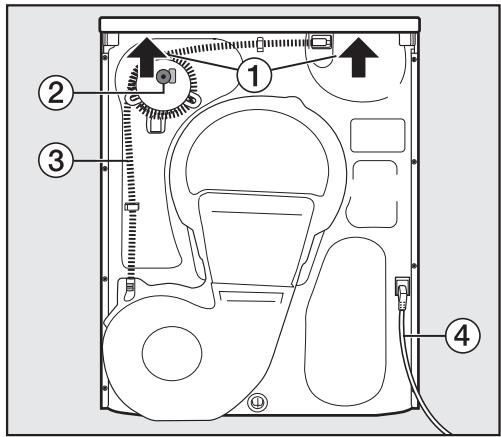 MIELE TDB230WP - Vue de dos - 1
