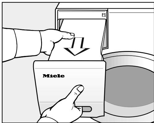 MIELE TDB230WP - Vider le réservoir à eau de condensation - 1
