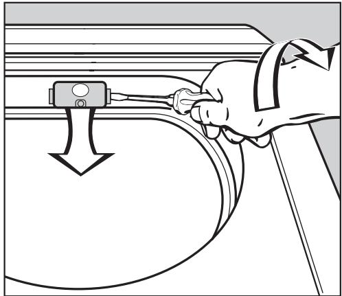 MIELE TWJ680WP NDS - Remplacement de l'ampoule - 1