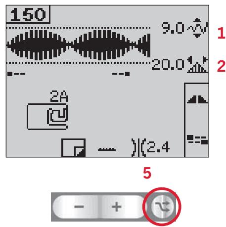 PFAFF 1070 S - Tension du fil (5) - 2