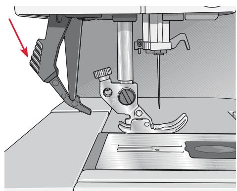 PFAFF 1070 S - Débrayer le système IDT™ - 2