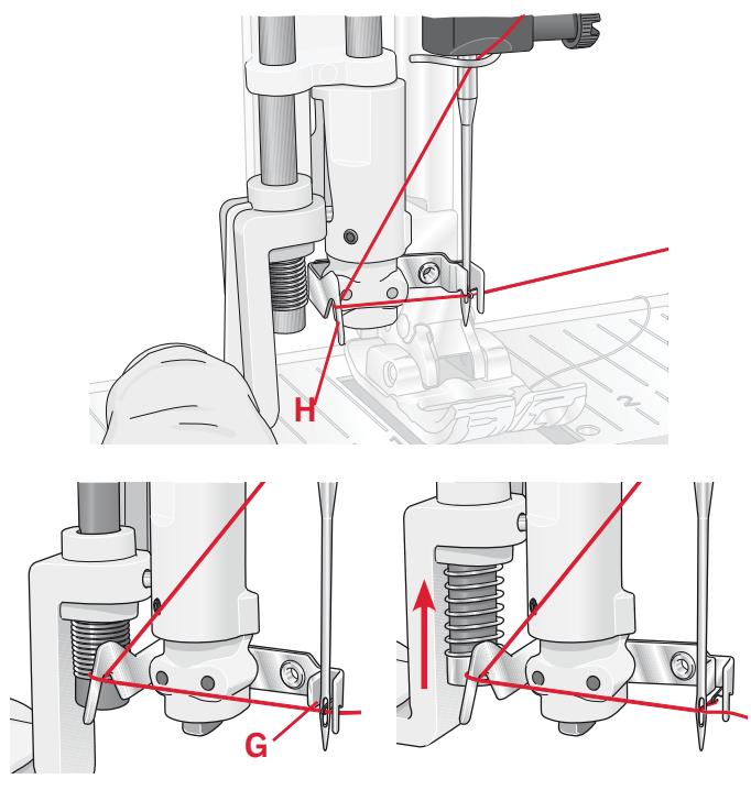 PFAFF AMBITION 620 - Enfilage de l'aiguille double - 1