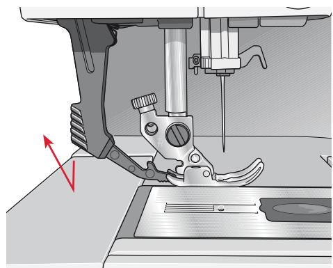 PFAFF AMBITION 620 - Débrayer le système IDT™ - 3