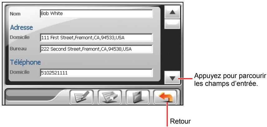 MIO SPIRIT 370 - Utiliser l'écran Présentation - 1