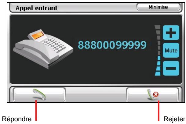 MIO SPIRIT 370 - Recevoir un appel - 1