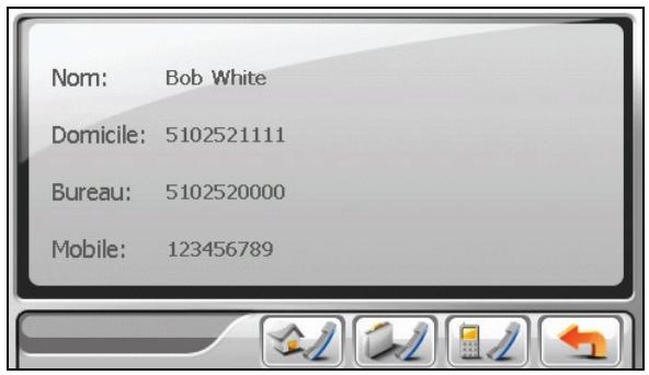 MIO SPIRIT 370 - Appeler un Contact au téléphone - 3