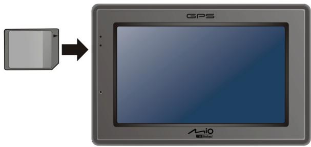 MIO SPIRIT 370 - Utilisation d'une carte SD/MMC - 1