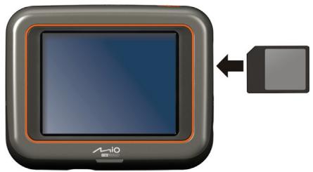 MIO MIVUE 733 - Utilisation d'une carte SD/MMC - 1